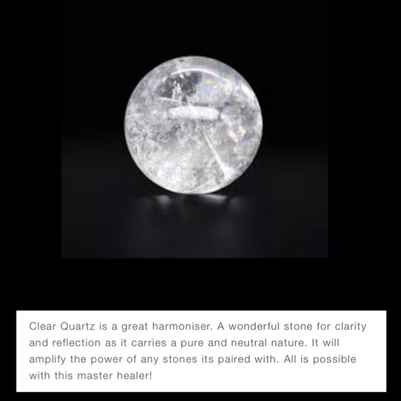 Rose Quart pendant on a Stainless steel Paperclip Chain - Picture 6 of 6